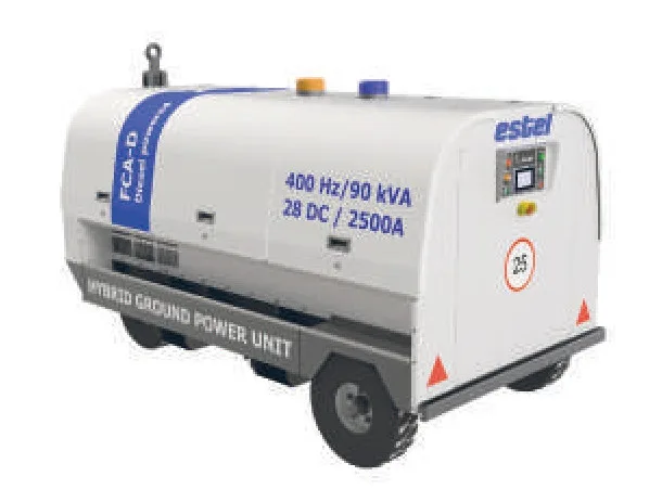 Dizel Hibrit Yer Güç Ünitesi (400 Hz + 28 V DC) — FCA-D